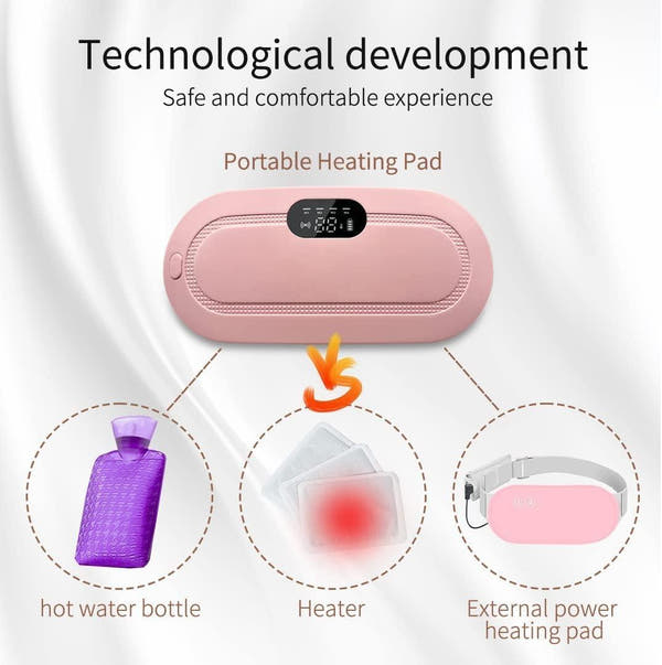 Portable Cordless Heating Pad - Menstrual Heating Pad | 6 Months warranty
