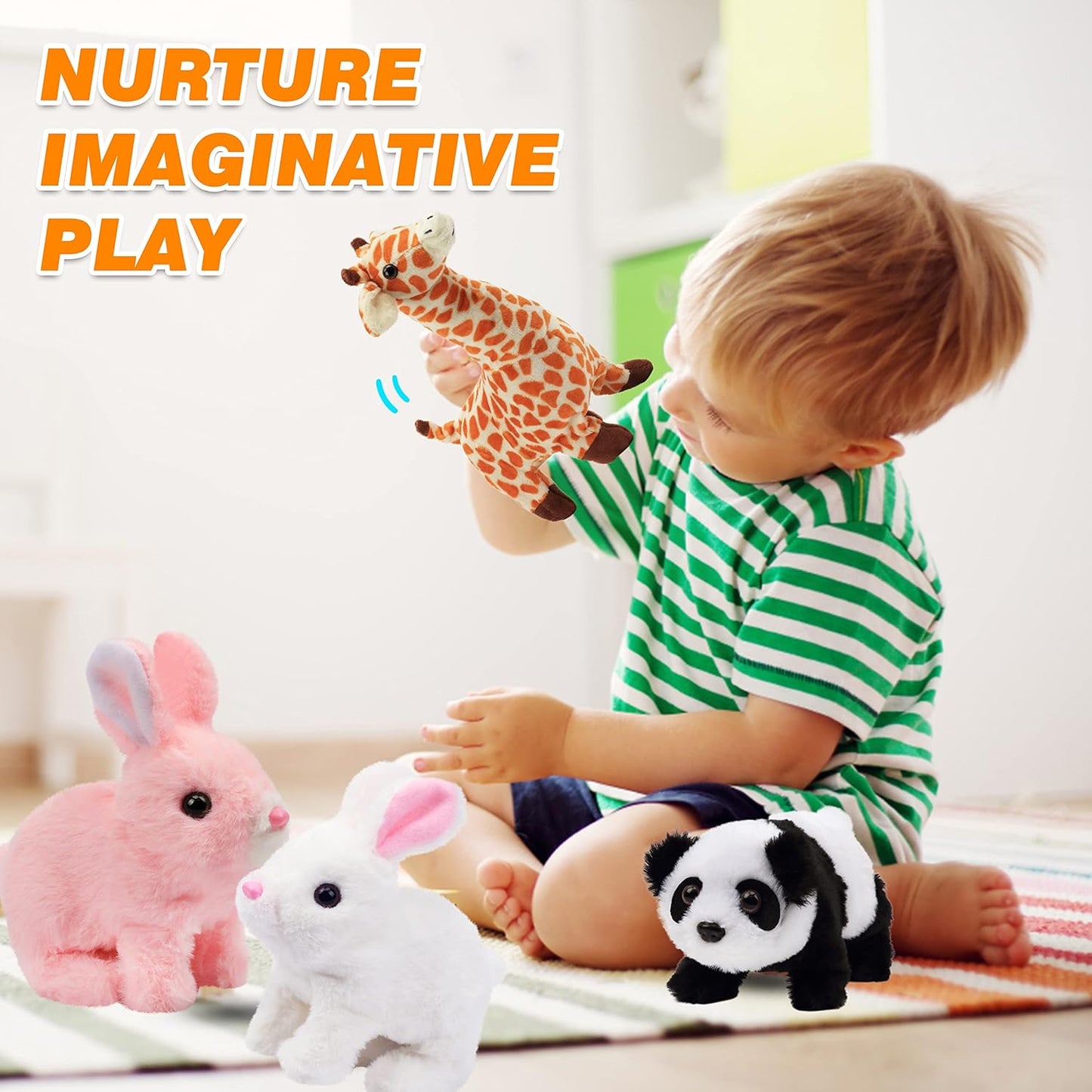 Hopping Bunny Interactive Plush Toy™
