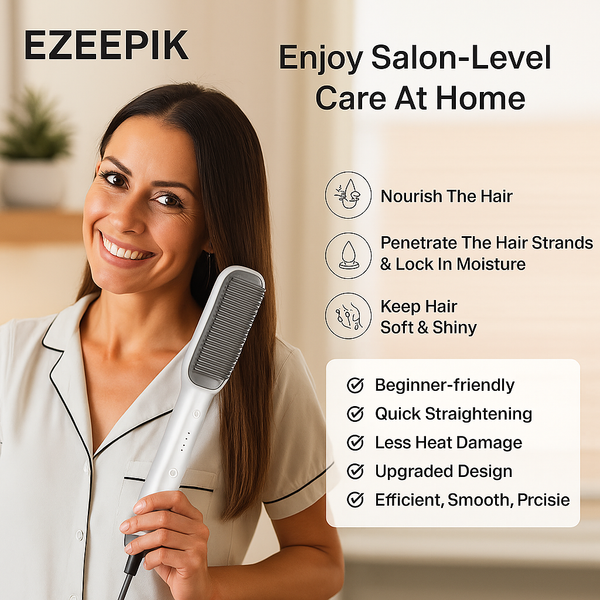 Sleek  Mini Adjustable Hair Straightener Hot Comb™