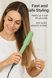 Sleek  Mini Adjustable Hair Straightener Hot Comb™