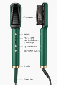 Sleek  Mini Adjustable Hair Straightener Hot Comb™