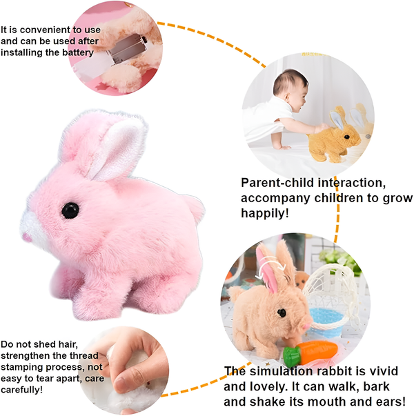 Hopping Bunny Interactive Plush Toy™
